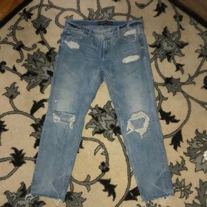 Express jeans- These are girlfriend jeans size 6R